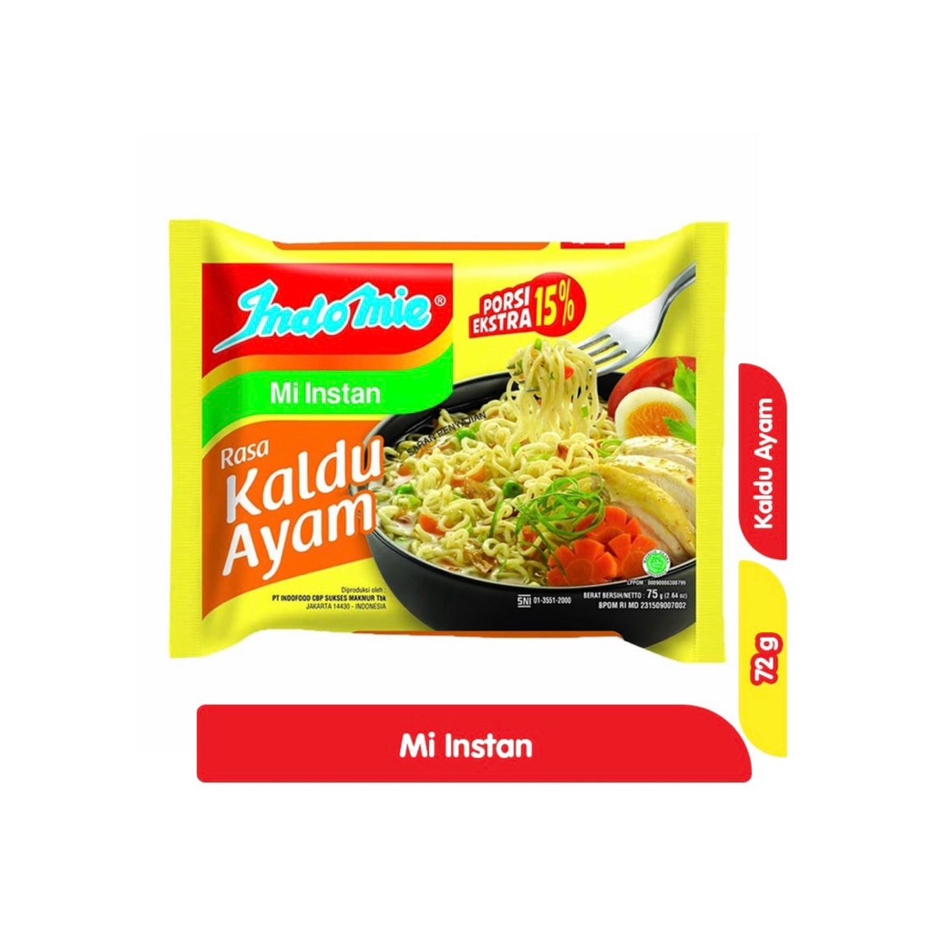 

INDOMIE KUAH INSTAN KALDU AYAM 72 gram