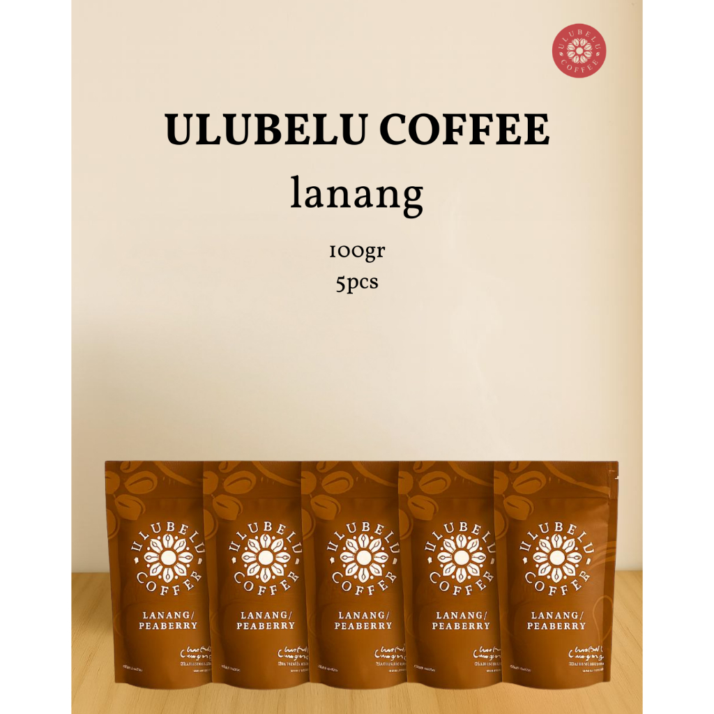 

ULUBELU COFFEE Lampung Bundle 5pcs Varian Lanang 100gr - Biji Kopi Robusta Lampung / Kopi Bubuk / Biji Coffee Roast Original 100% / Biji Kopi Untuk Espresso / Kopi Susu / Blend