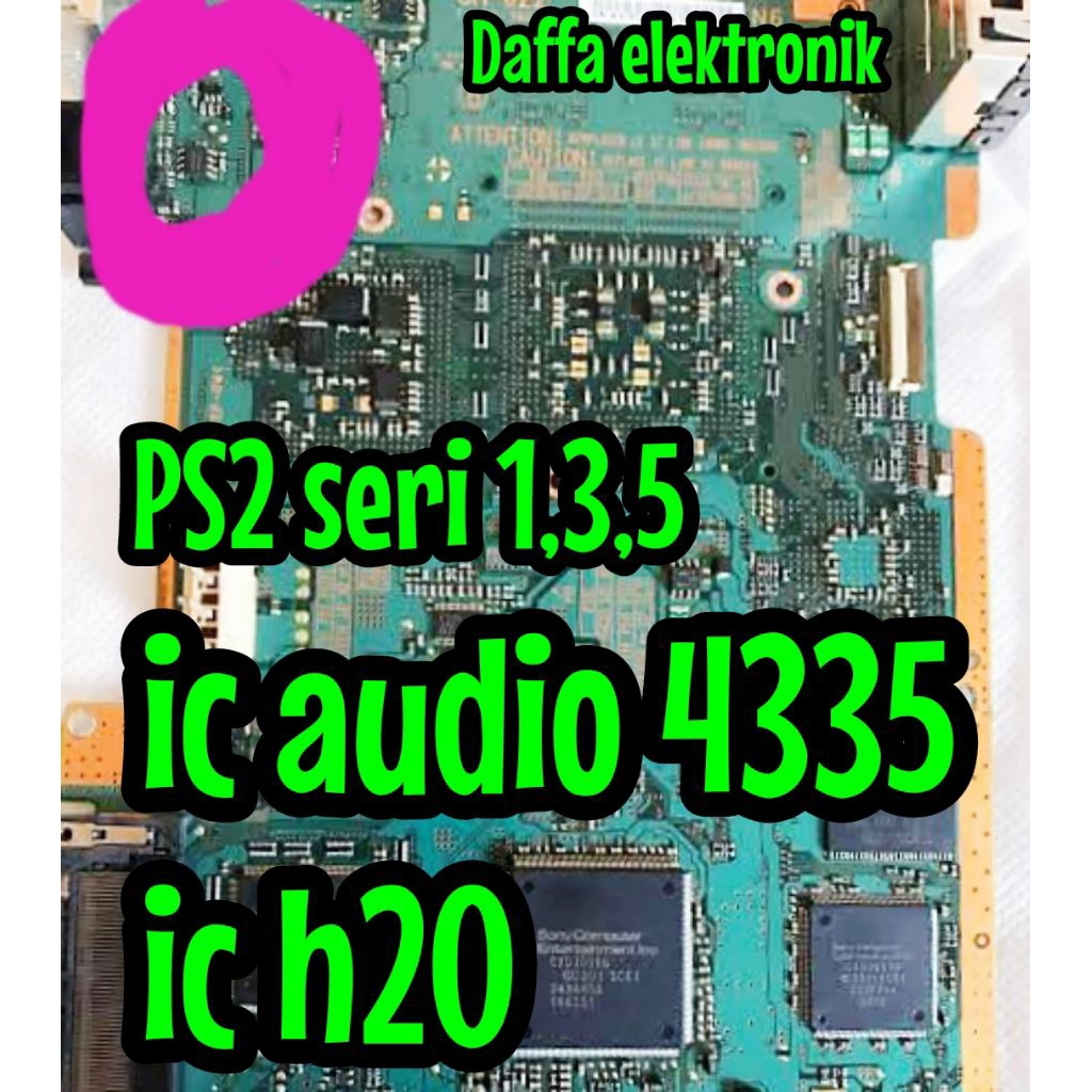 ic 4335 audio ps2 / ic 4335 dan h20 ps2 fat dan slim / ic audio ps2 h20 / ic audio ps2 4335 fat | ic