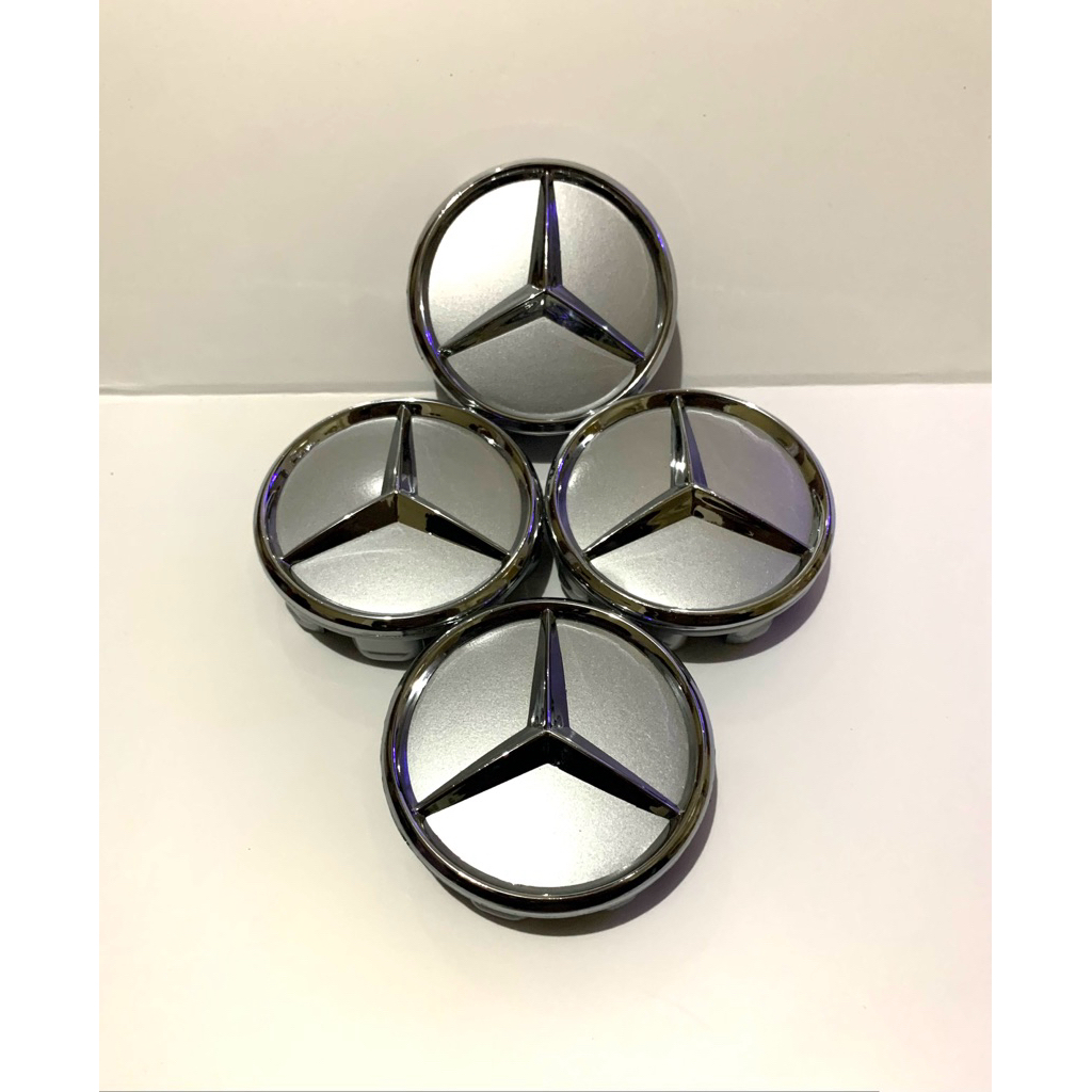 TUTUP DOP VELG OEM MERCY CHROME SILVER