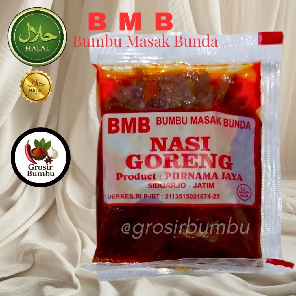 

BMB / Bumbu NASI GORENG / Bumbu Masak Bunda / Bumbu Masak Instan