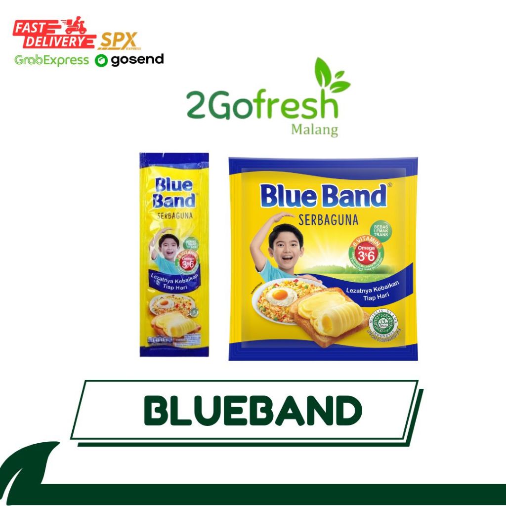 

Blueband Margarin Serbaguna | 2Gofresh | Sayuran | Ayam | Ikan | Daging | Dapur | instant | Fresh | Halal |