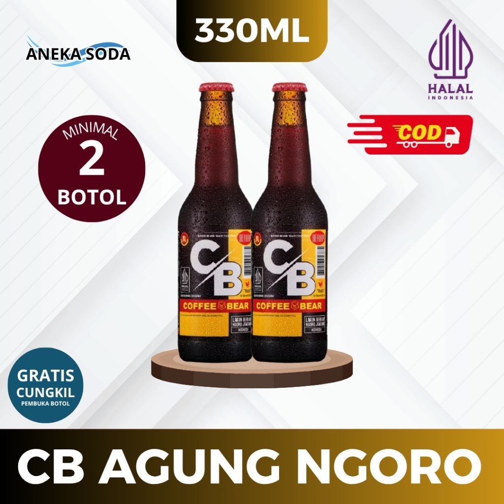 

Coffee Beer CB Agung Ngoro 330ml / Kopi Beer / Coffee Bear / Kopi Moka Halal Termurah