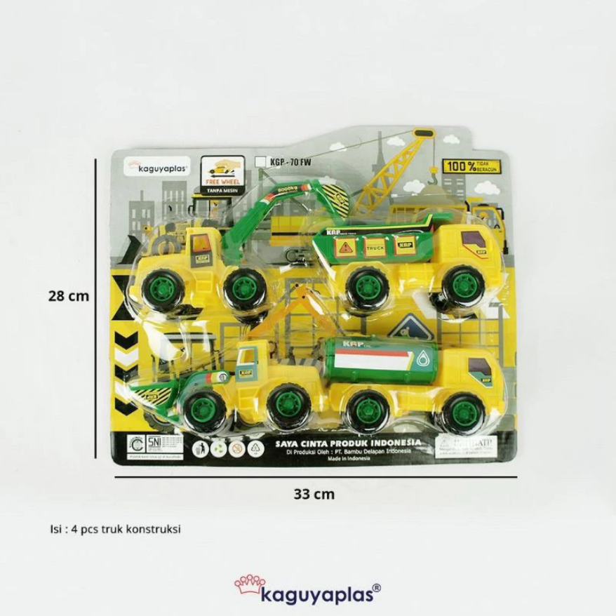 TERKINI MAINAN TRUCK KONSTRUKSI ISI 4 KGP 70 TERKINI