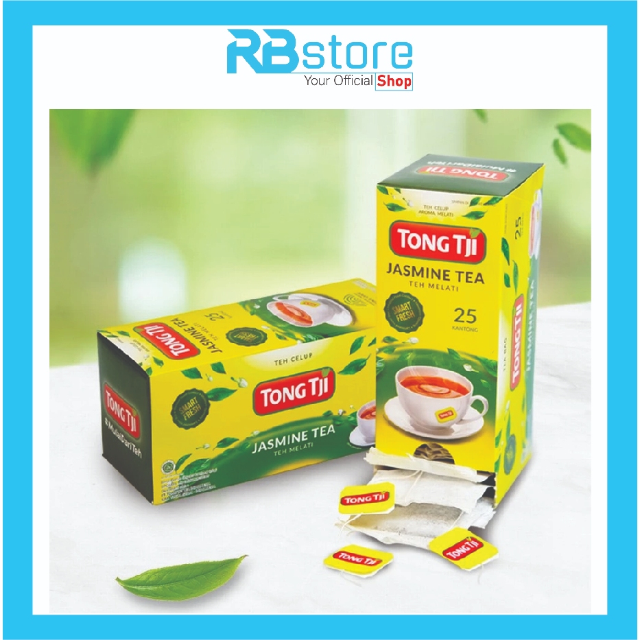 

Tong Tji Jasmine Tea dgn Amplop 25s, Teh Celup per Pack