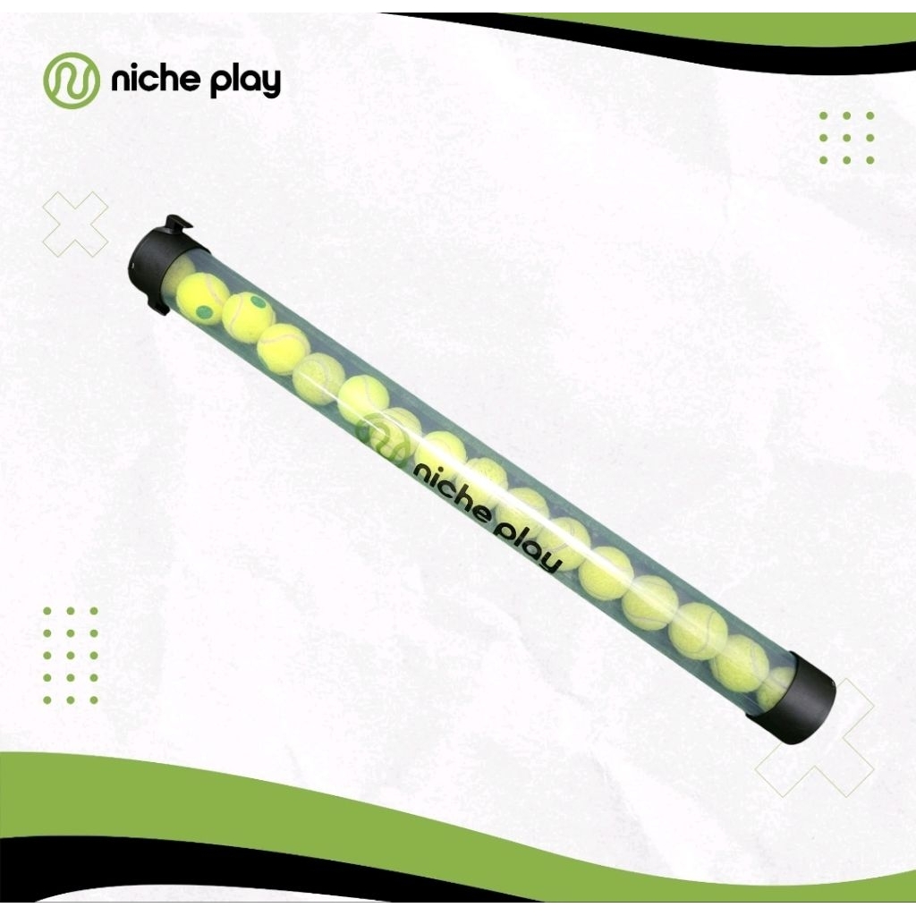 Ball Picker Pengambil Bola Tennis Padel Tenis Niche Play Pickleball Collector Portable 15 - 17 Balls