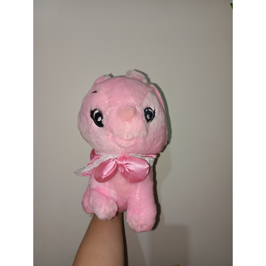 Boneka Bekas Preloved Boneka Kucing Marie / Boneka Cat Marie / Boneka Kucing Pink / Boneka Merry Cat