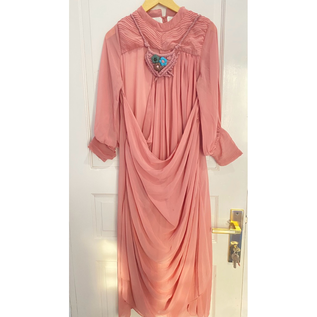 [PRELOVED] Dress Terusan Jumbo / Gamis Wanita / Dress Kondangan Terusan