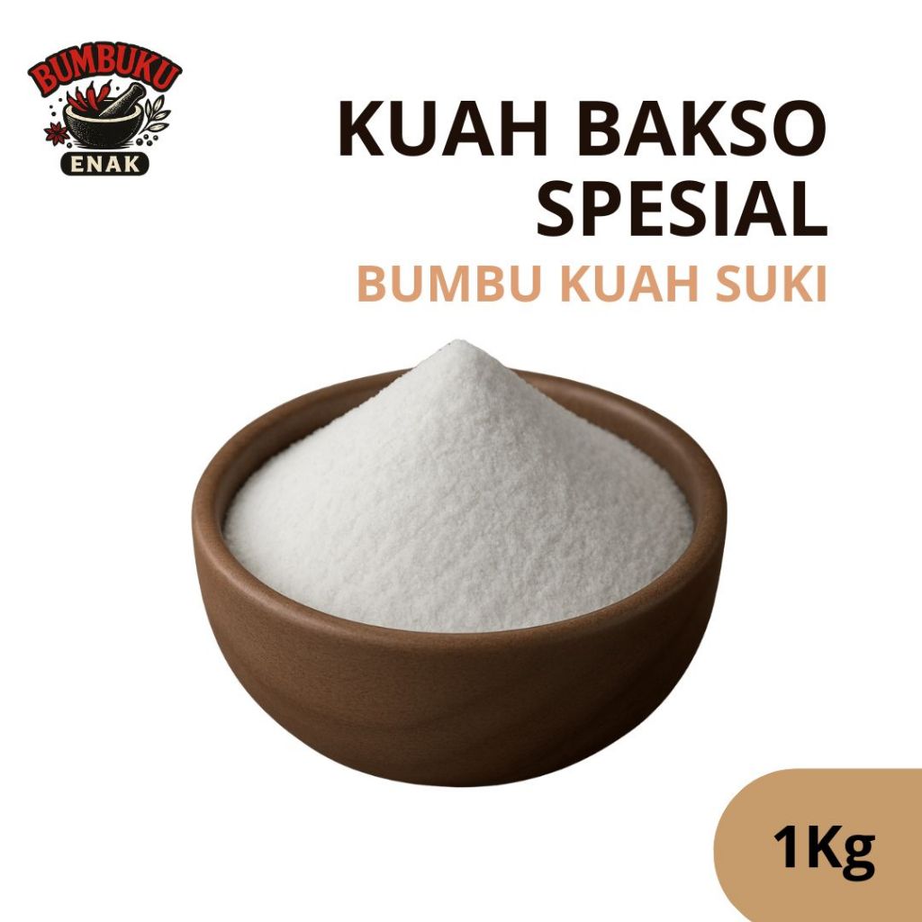 

Bumbu Kuah Suki Rasa Kuah Bakso Spesial 1Kg – Kuah Gurih Sedap Nikmat, Cocok untuk Steamboat, Shabu & Masakan Praktis