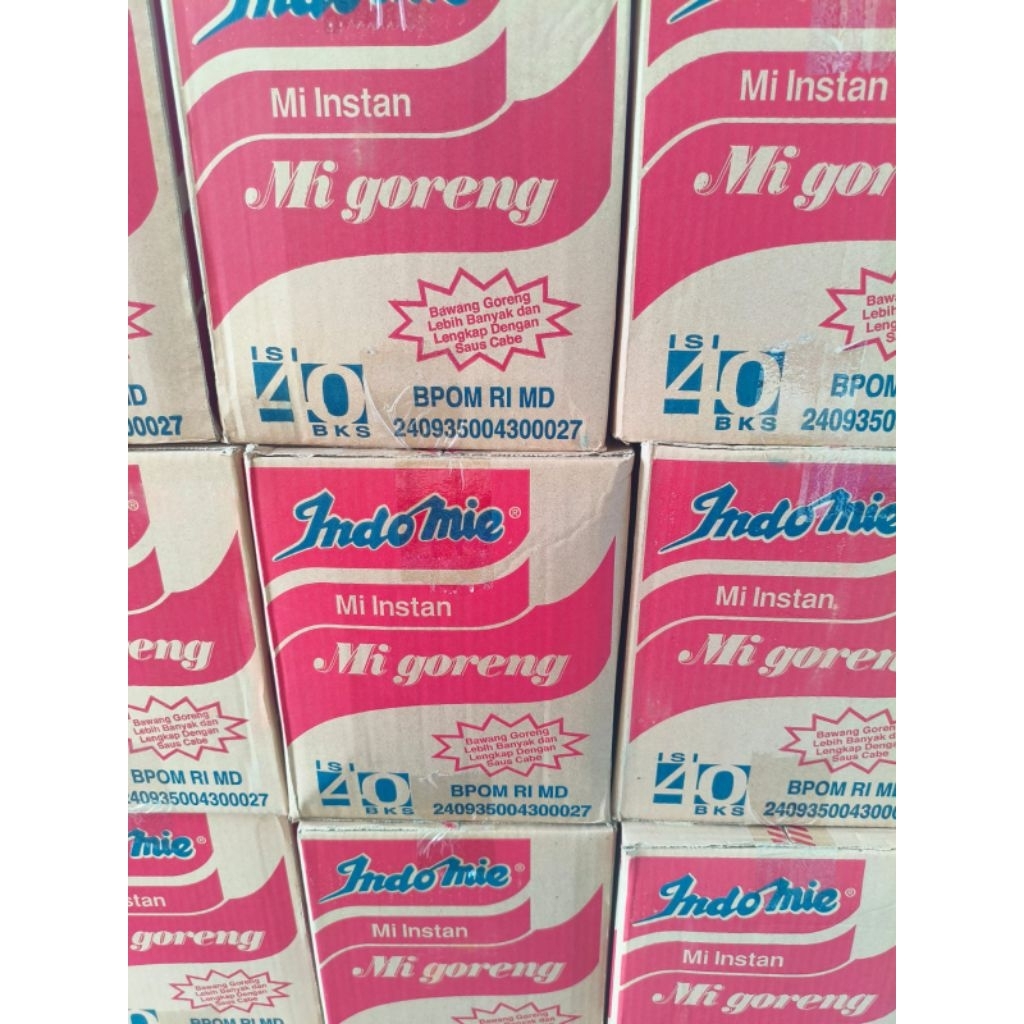 

Indomie goreng original 1 dus isi 40