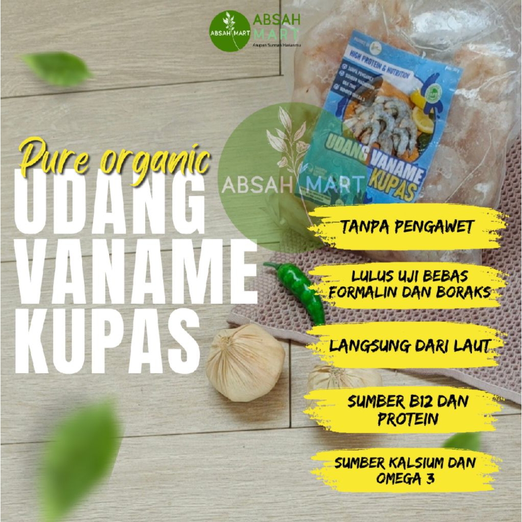 

Udang Vaname Segar by Pure Organic