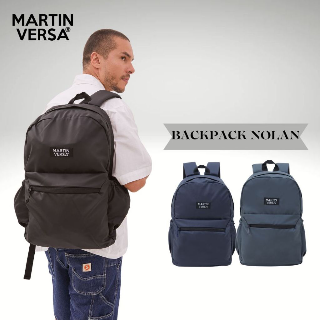 MARTIN VERSA Tas Ransel Nolan - Tas Ransel Pria Wanita Laptop Backpack Unisex