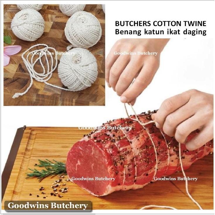 

33m / 110ft butcher cotton twine string rope - tali benang ikat daging