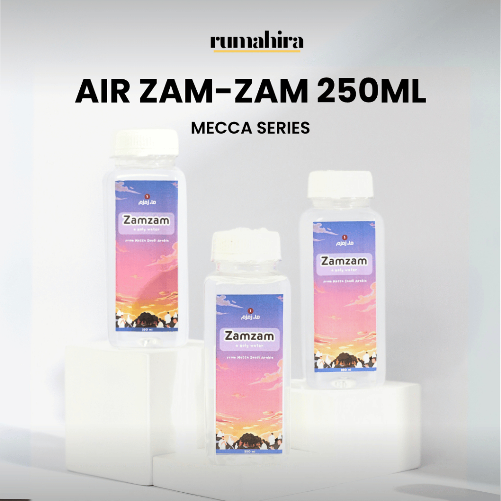 

RUMAHIRA - Air Zamzam 250ml Kemasan Botol Eksklusif & Disegel Oleh Oleh Haji & Umroh