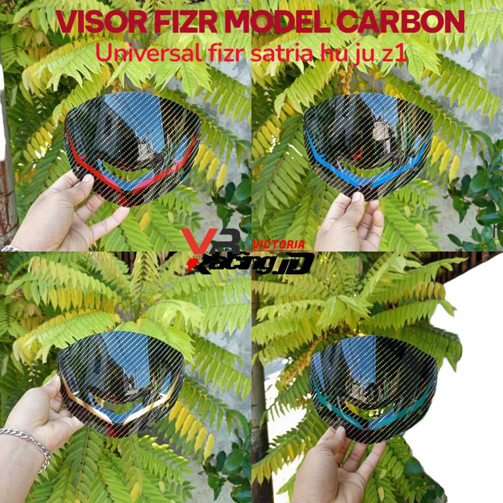 VISOR WHINDSHIELD YAMAHA 125 Z VISOR FIZR MODEL CARBON LIST UNIVERSAL FIZR SATRIA HIU MIO JUPITER Z1