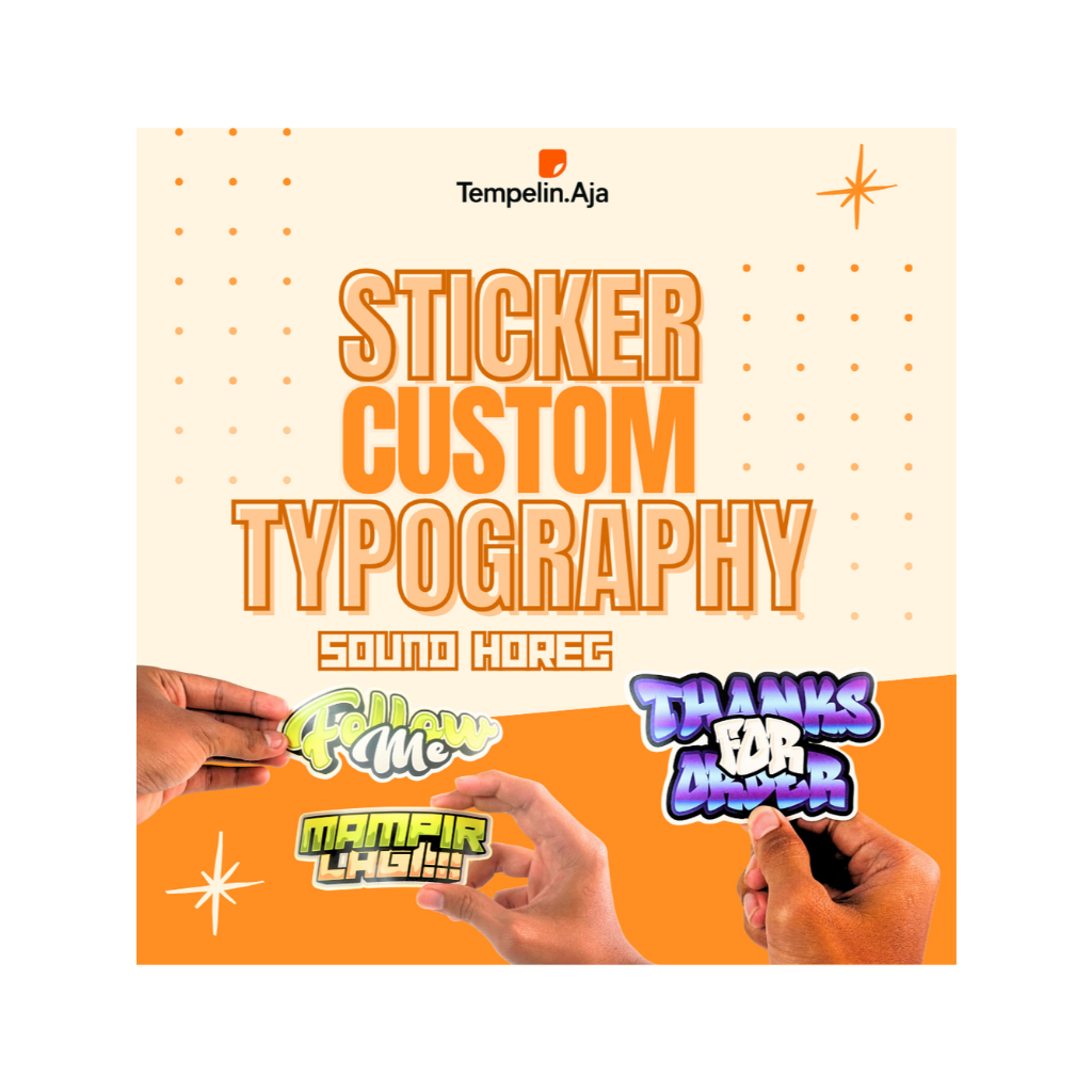 

STICKER CUSTOM A3+ DIE CUT TYPOGRAPHY – SPECIALIST SOUND HOREG