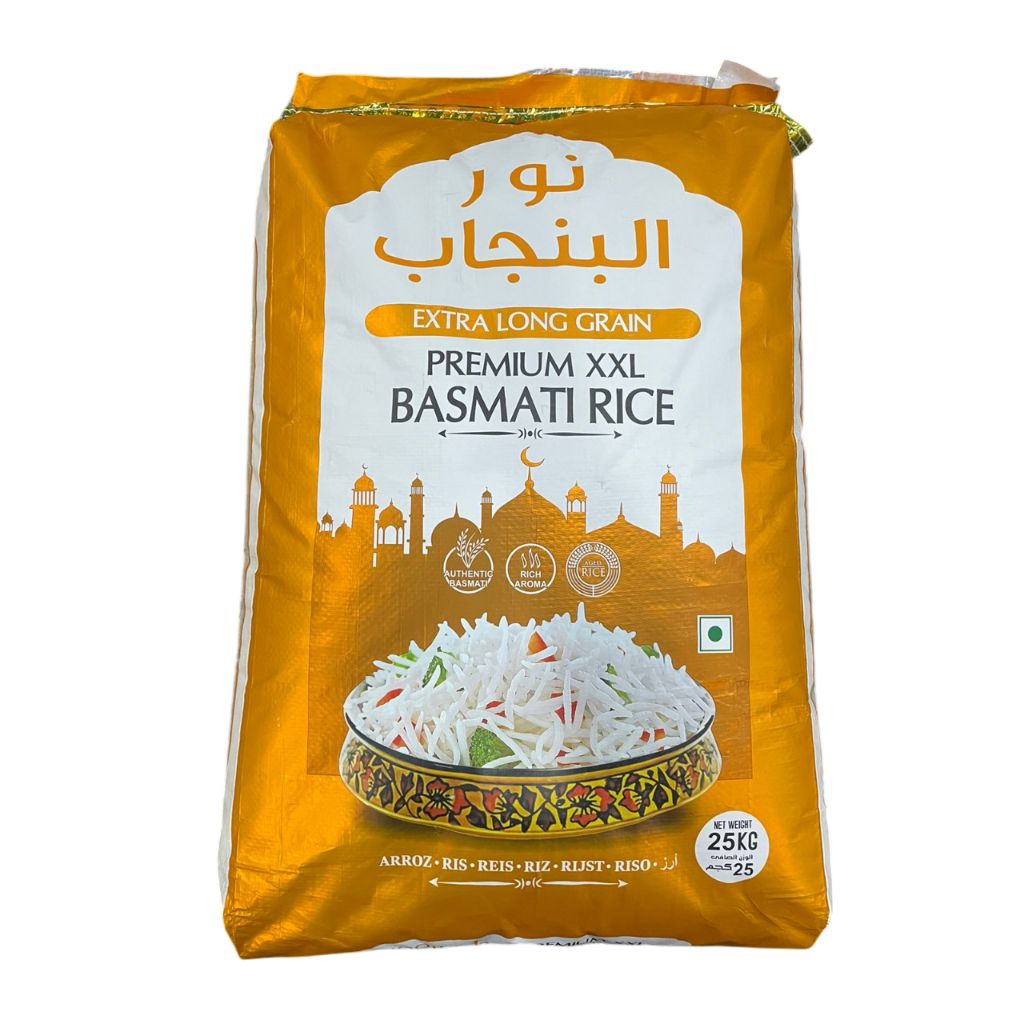 

NOOR E PUNJAB XXL SUPER PANJANG BASMATI RICE 25KG