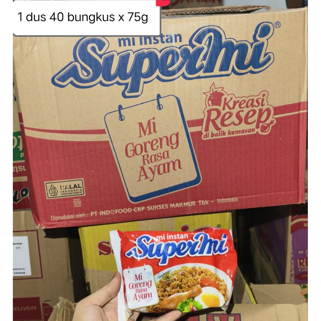 

Supermi Goreng Rasa Ayam / Semur Ayam Pedas Dus