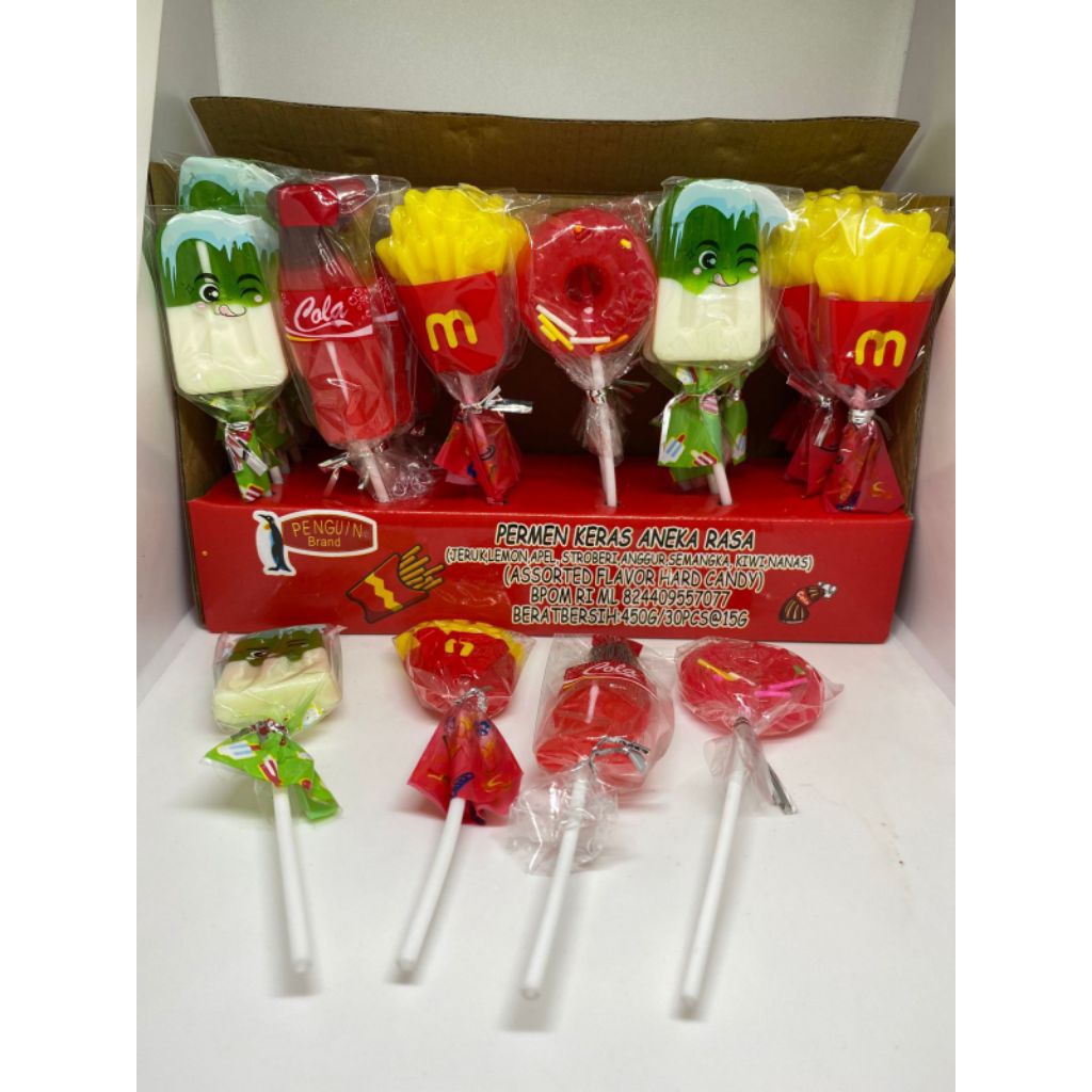 

loli pop donut mix isi 30 pcs