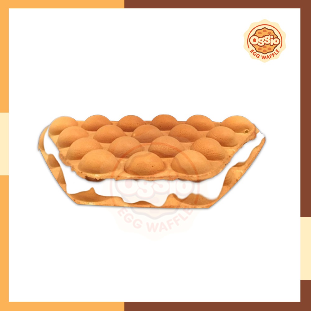 

Egg Waffle Milk - Milk Waffle - Egg Waffle susu - Egg Waffle SKM - Susu Kental Manis - Selai Susu - Bubble waffle - Waffle Bos - Waffle Boss - Offle - Ofle - Oggio Egg Waffle