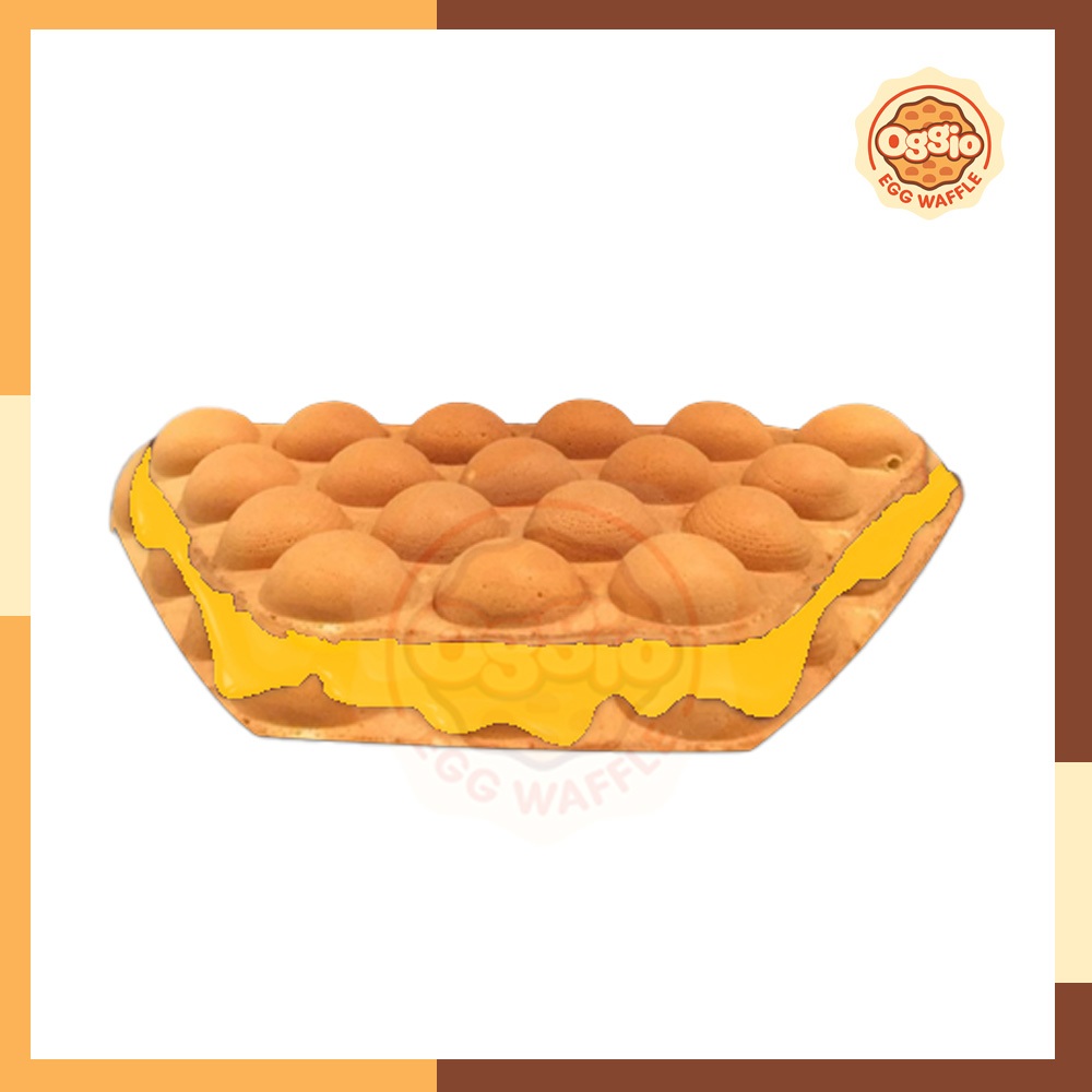

Egg Waffle keju chrunchy - Egg Waffle cheese chrunchy - Egg Waffle selai cheese chrunchy - Cheese chrunchy spread - Selai keju chrunchy - Egg Waffle selai keju krunci - Oggio egg waffle