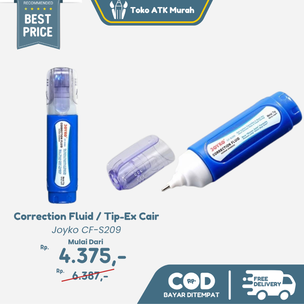 

Correction Fluid / Tipex Cair CF-S209 Joyko