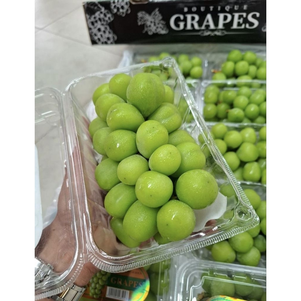 

Anggur Shine Muscat Mika Manis 500gr