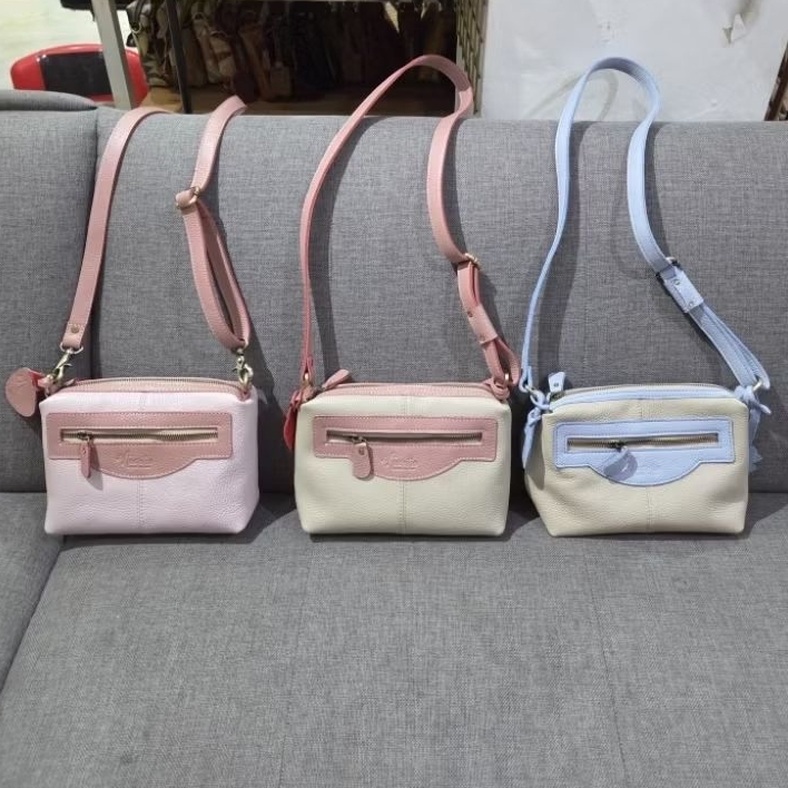 Pouch/ TAS SELEMPANG KULIT buntel SMALL anantio TERLARIS