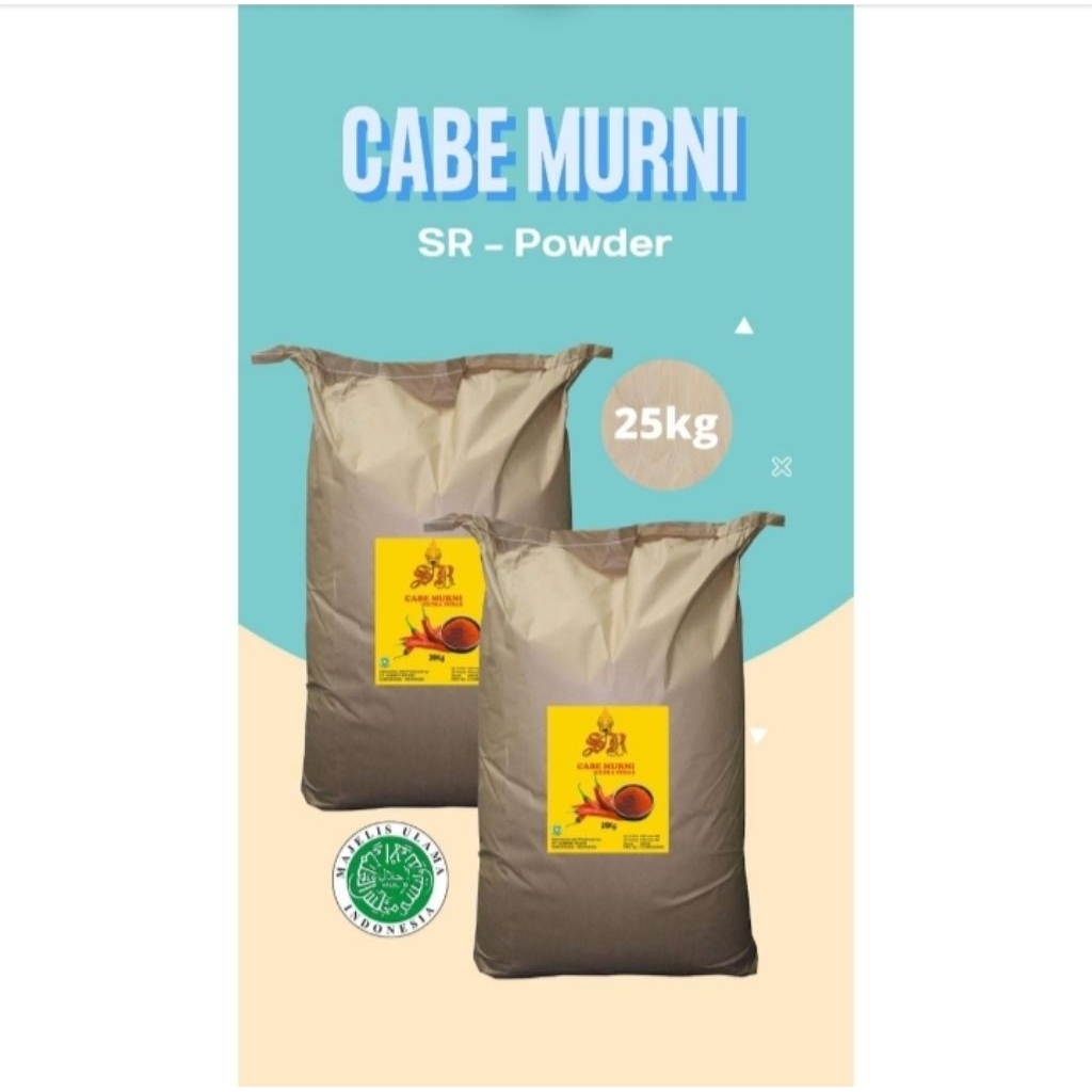 

CHILI POWDER / BUBUK CABE PEDAS / CABE MURNI / BUMBU CABE / 25KG