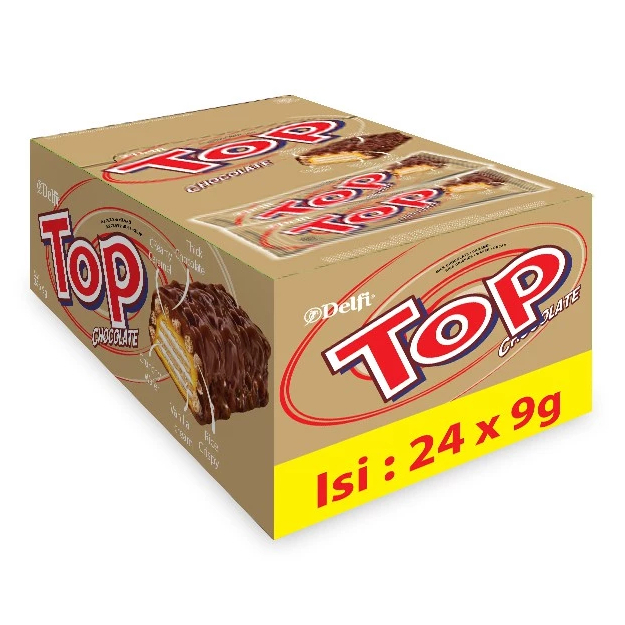

Top Delfi Chocolate | Triple Choco | Strawberry | Black in White 1 Box isi 24 Pcs