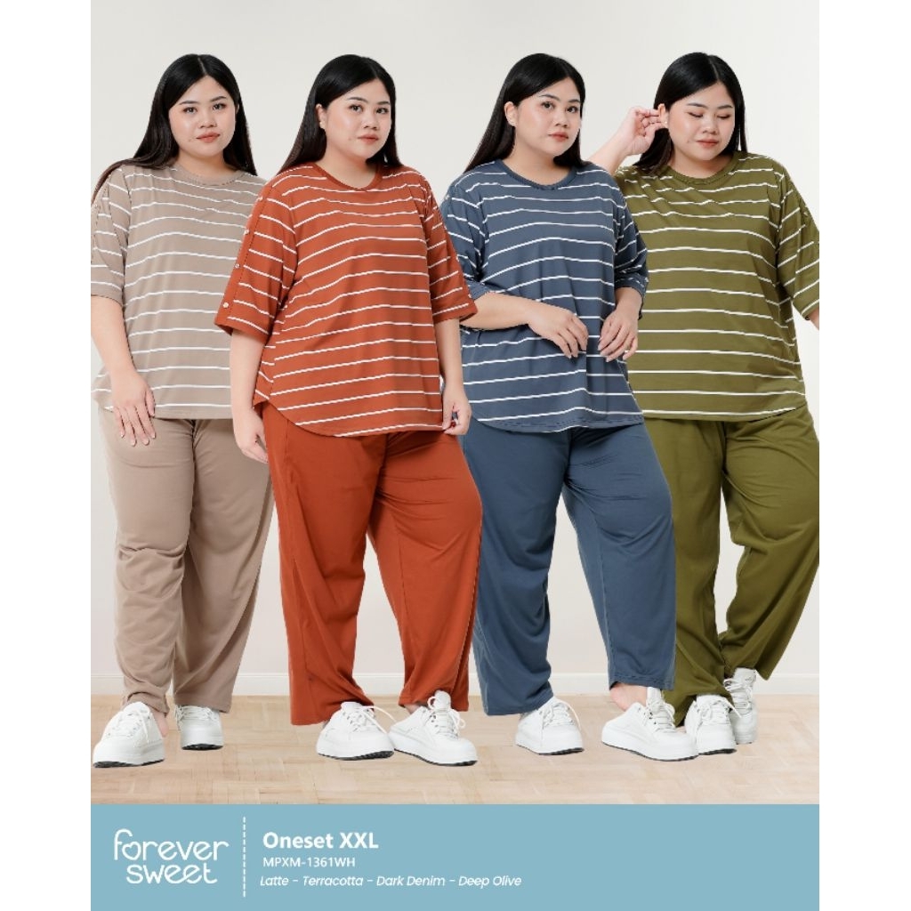 BABYDOLL FOREVER SWEET MPXM-1361WH ONESET CELANA PANJANG XXL CP