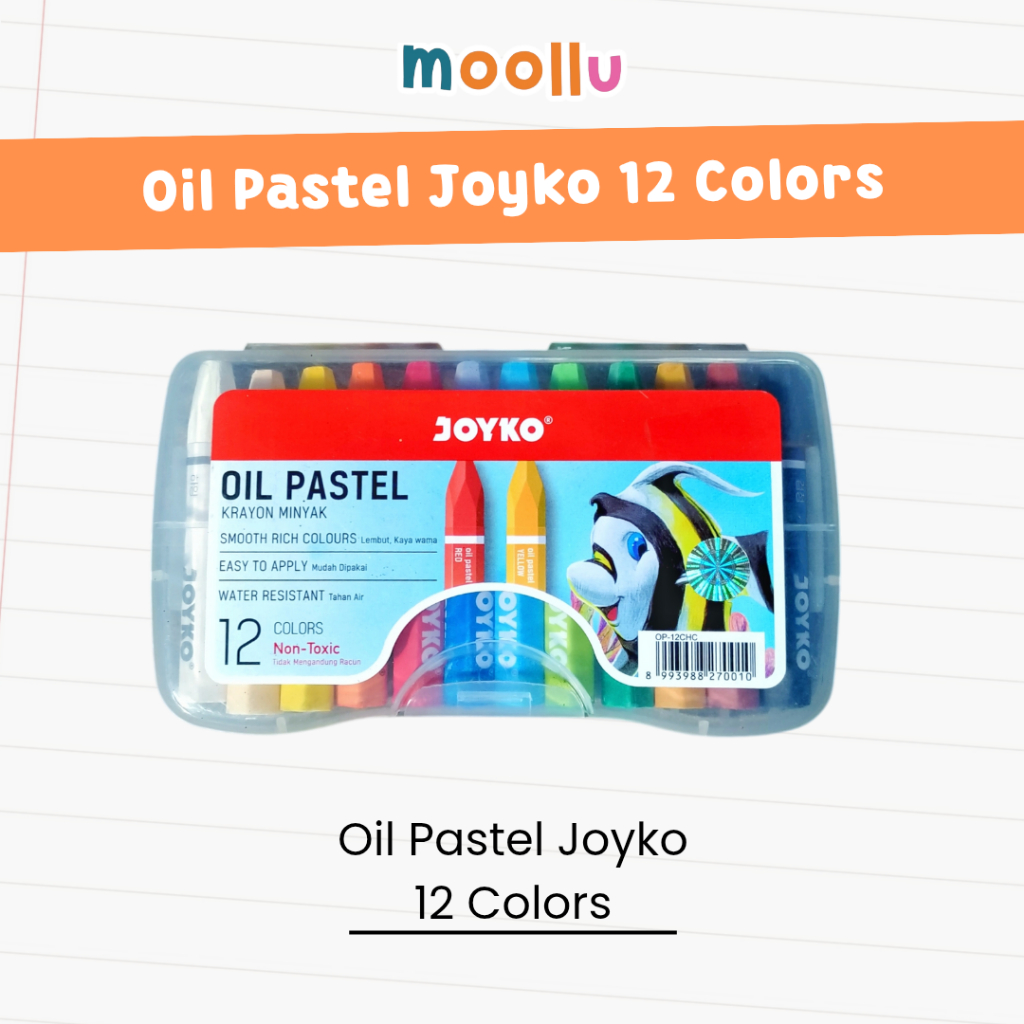 

Joyko Oil Pastel Joyko 12 Warna Crayon Joyko
