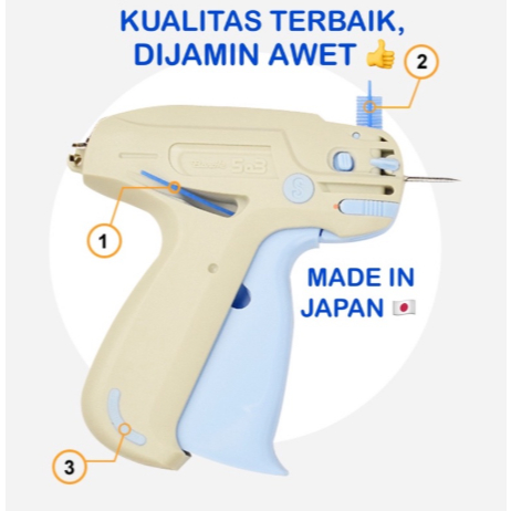 

Tag Gun Tembakan Label baju Banok / Bano'k JAPAN Tembak Pemasang Label Harga Hang Tag Banok 503S