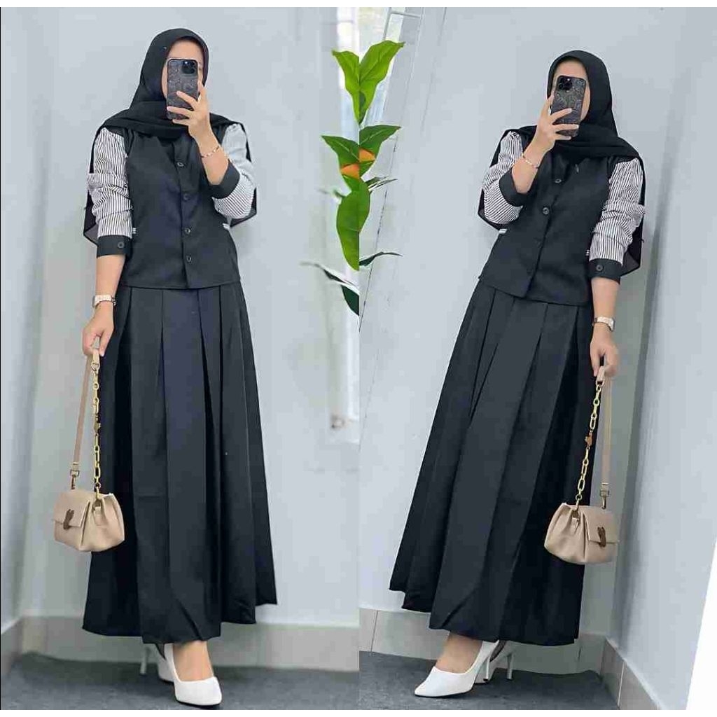 set rok zahara NEW MODEL stelan katun premium stelan katun kekinian one set terbaru one set murah on