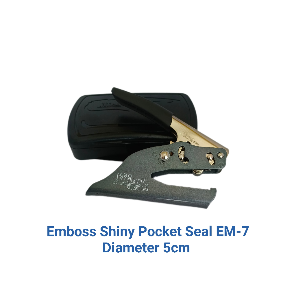 

Shiny Embos Pocket seal EM-7 Diameter ( 5cm )