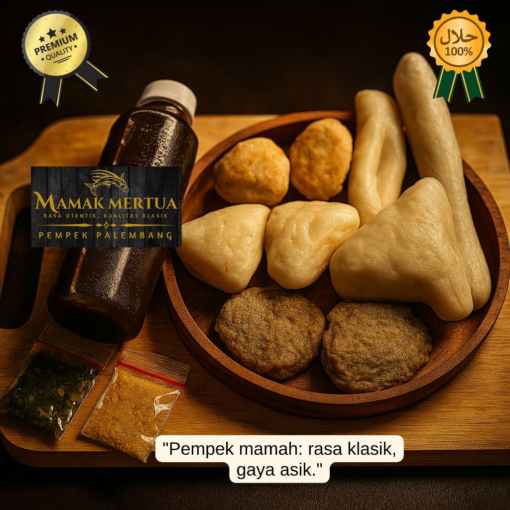 

Pempek Mamak Mertua - Paket Disayang Mertua | paket mix Cocok Makan Berdua. Premium Pempek