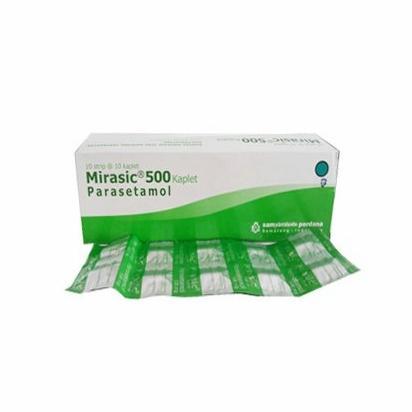 Mirasic 500MG Tablet ~ Paracetamol 500mg (Box)