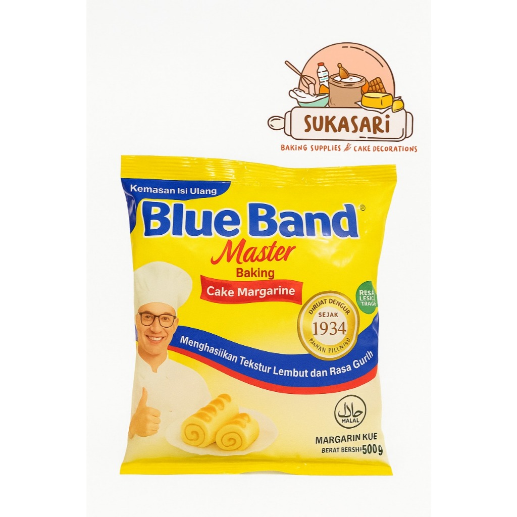 

Blue Band Master Cake Margarine 500 gr Pouch Margarin BlueBand MCM Pouch