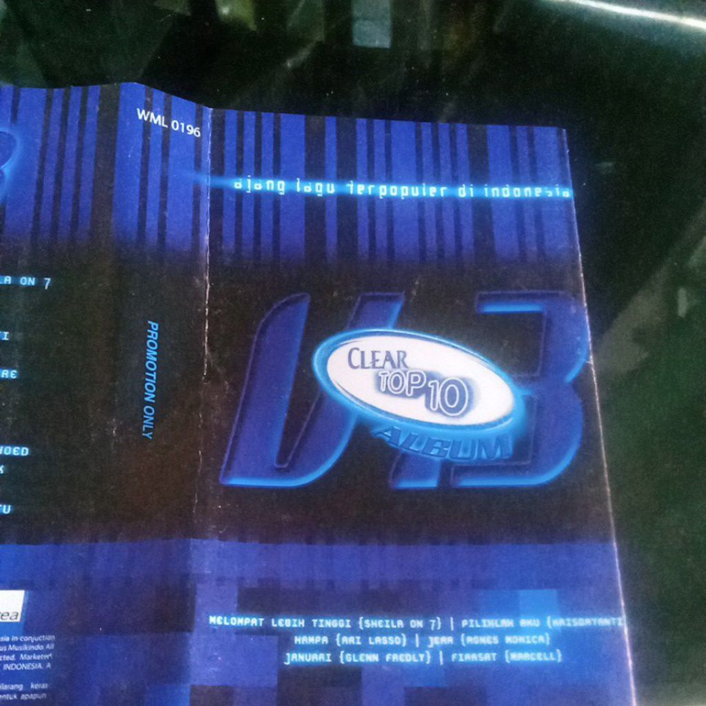 kaset pita CLEAR TOP 10 PR087