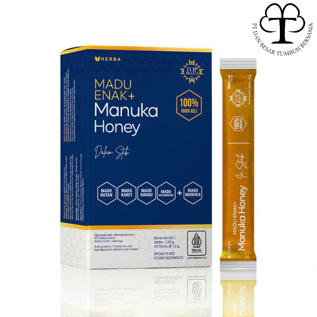 

Madu Enak Manuka MGO50 - 1 Box isi 10 Stick - Madu Asli Honey Syrup