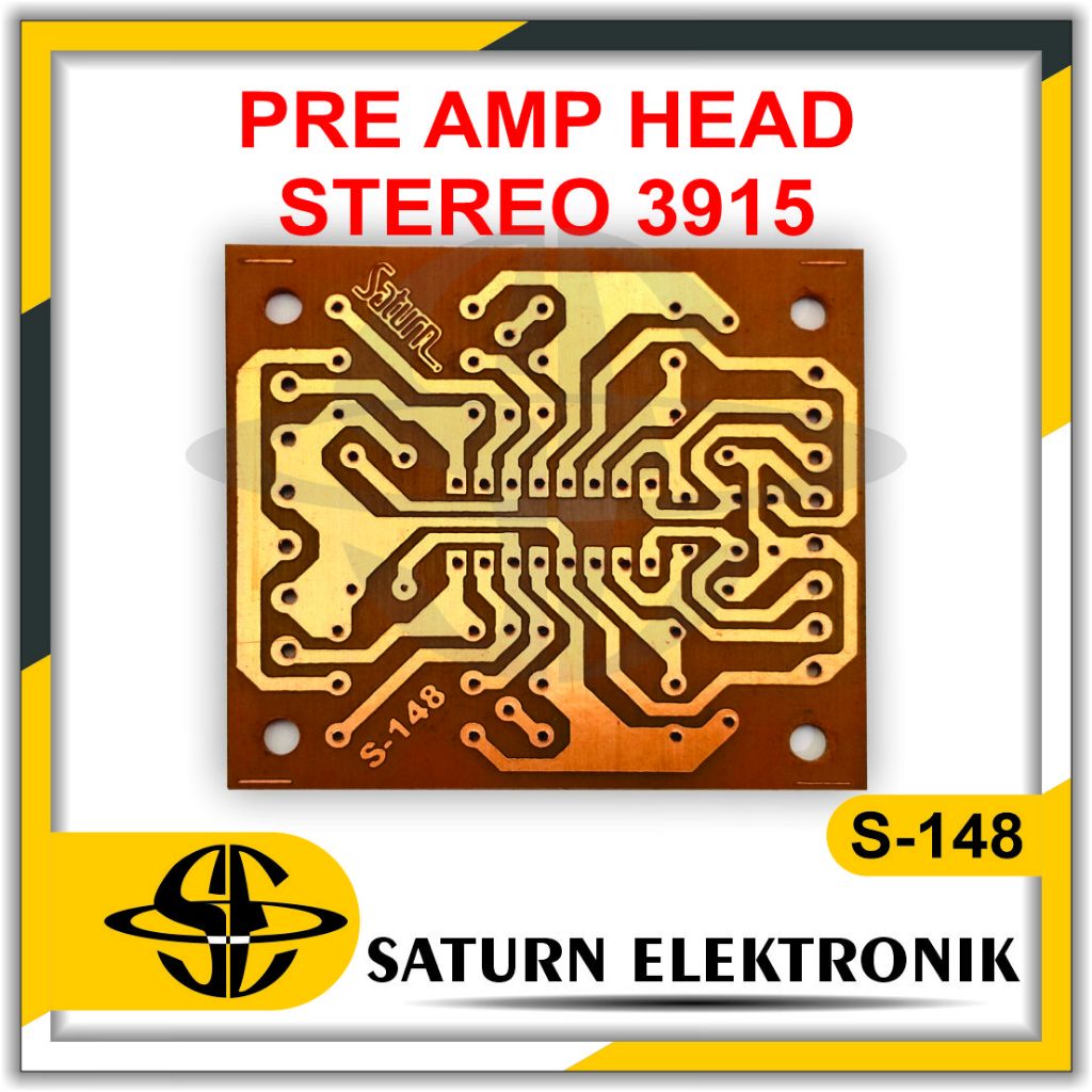 PCB Preamp Head Stereo 3915 S-148