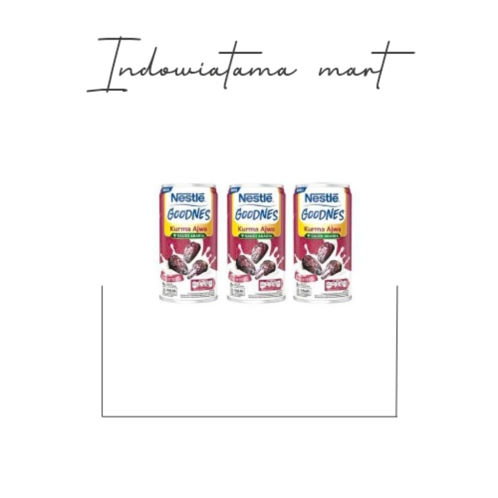 

NESTLE GOODNES KURMA AJWA KARTON & 10 KLNG