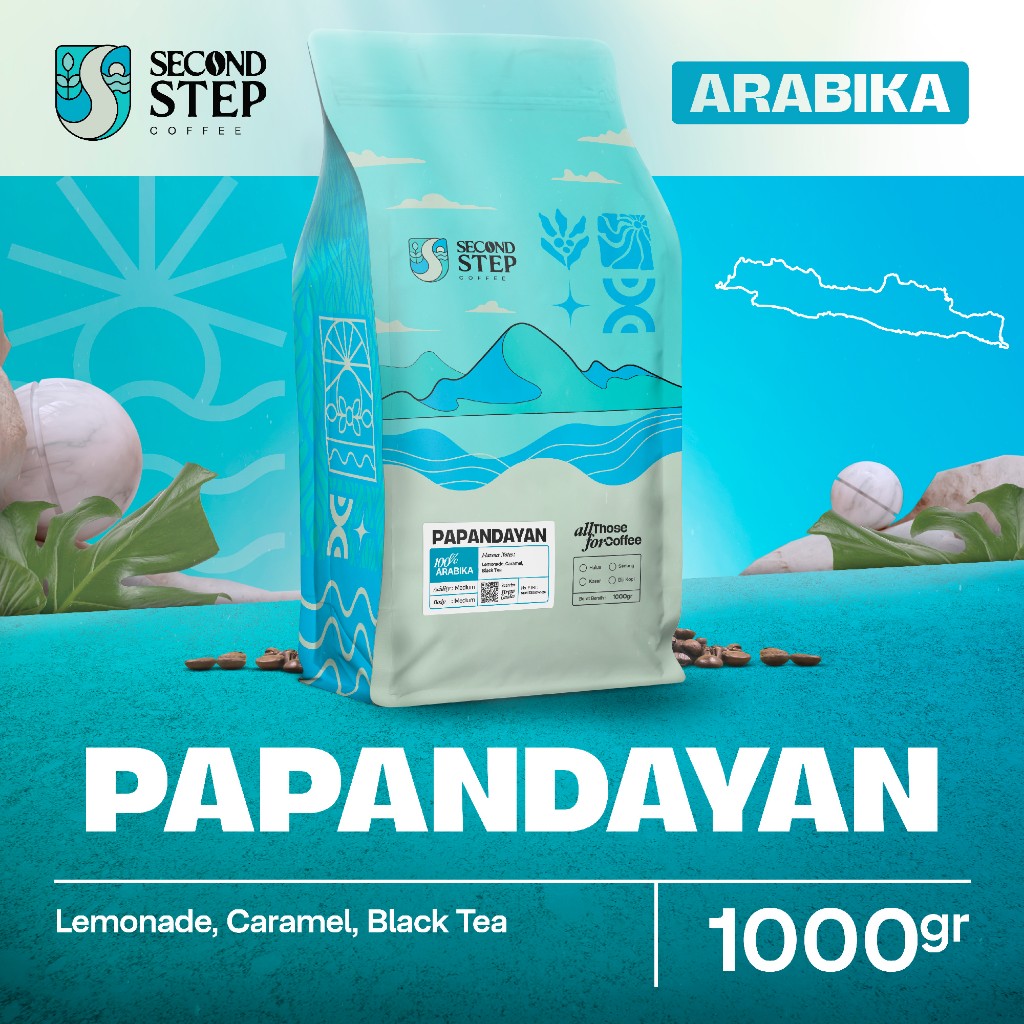 

Biji Kopi Bubuk Arabika Papandayan Jawa Barat Arabica Coffee Beans 1Kg