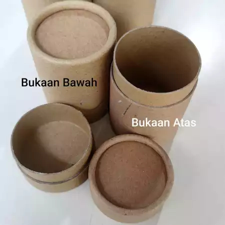 

Diameter 65 Mm Bukaan Bawah + Spon Eva + Dus Tambahan Paket 50 Pcs Papertube