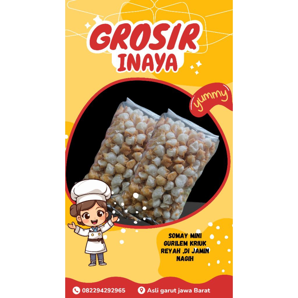 

Somay Mini Guriem Kriuk gurih Renyah500gram