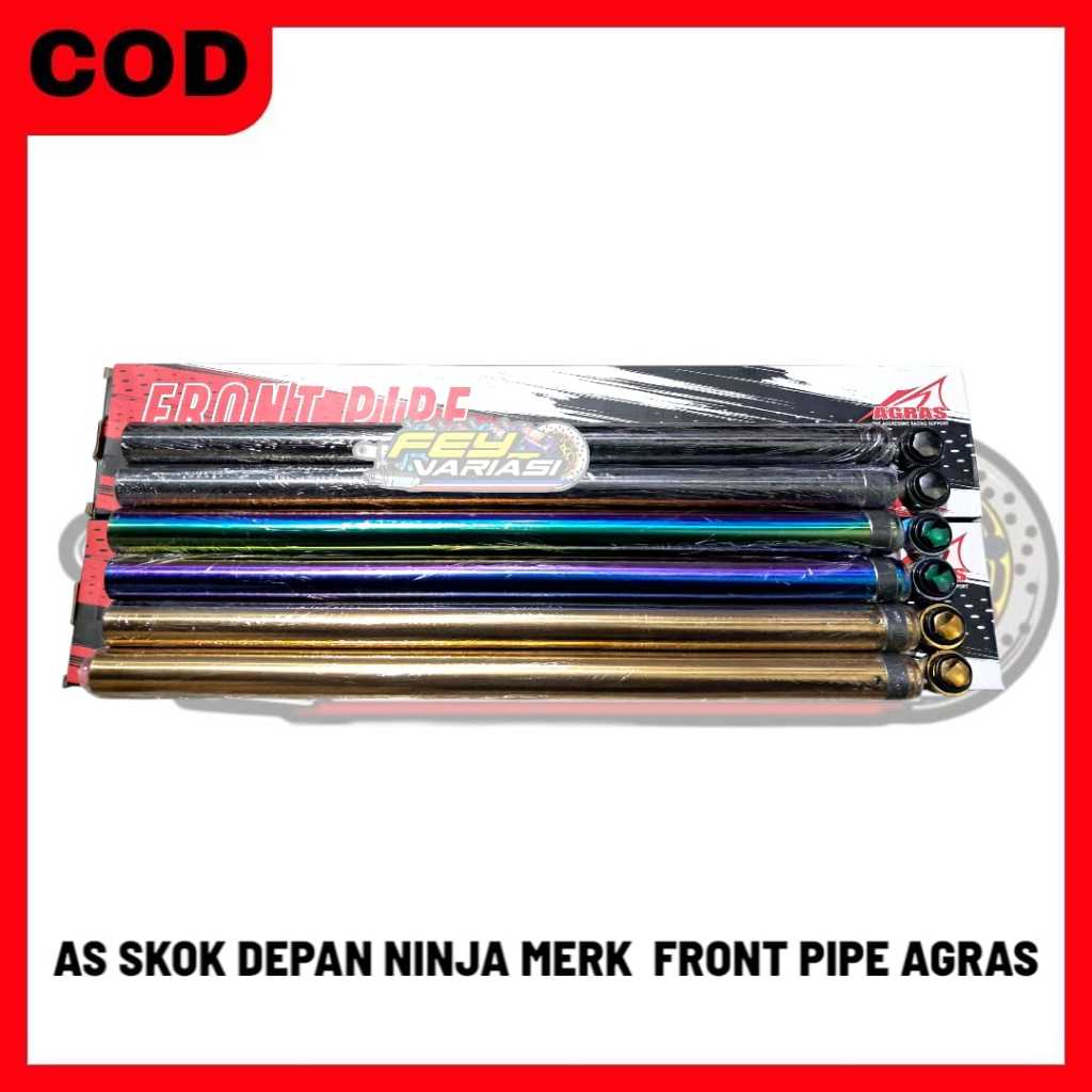 AS SKOK SHOCK DEPAN NINJA AS 33 FRONT PIPE MERK AGRAS Motorcycle