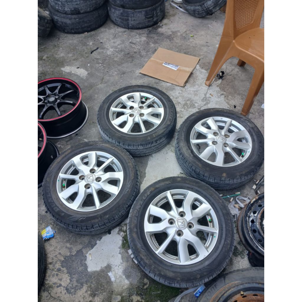 velg std honda brio satya r14 + ban 175 65 r14