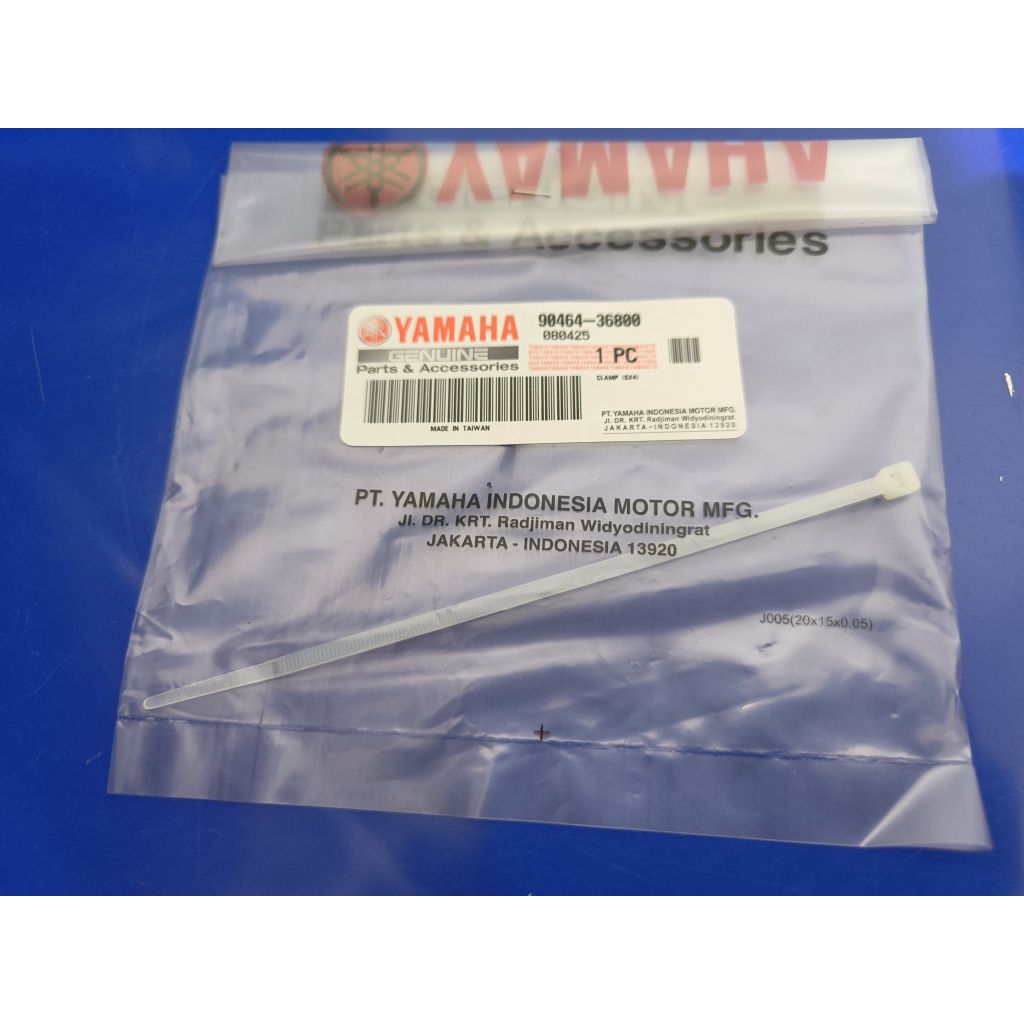 TALI RIVET / YAMAHA CLAMP UK 15CM Isi 4 pcs | 90464-36800 | ORIGINAL YAMAHA