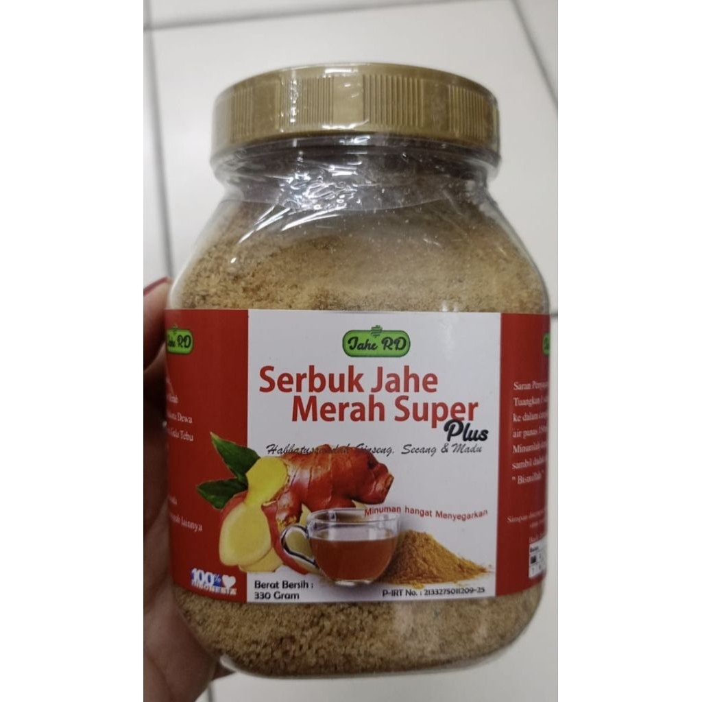 

Serbuk Jahe Merah Super | Minuman sehat Jahe RD 330gr