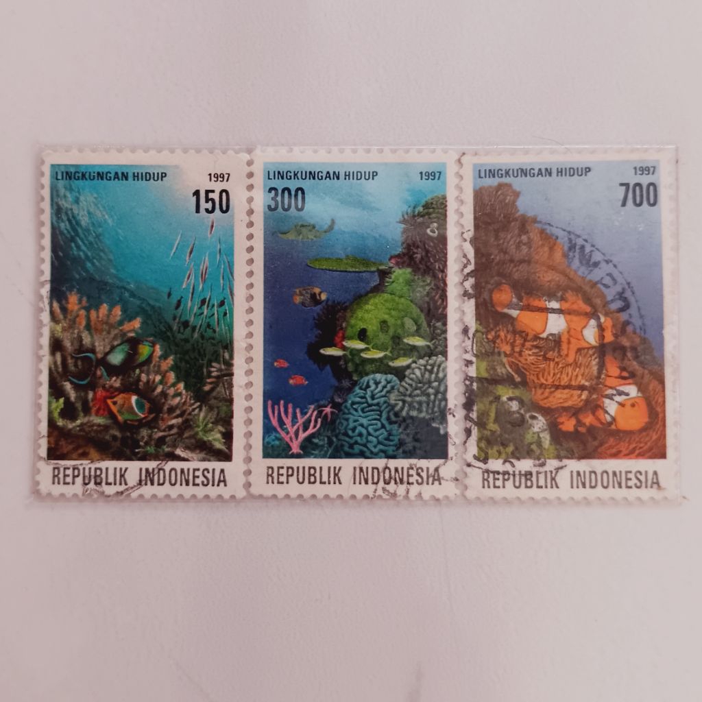 

(AC) Perangko Indonesia 1997 Lingkungan Hidup Set Lengkap 3 pcs Used